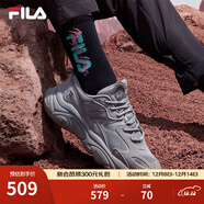 FILA斐樂(lè )女鞋跑步鞋火星二代復古老爹鞋運動(dòng)鞋休閑慢跑鞋MARS Ⅱ 合金灰-AL-F12W131116F 36.5