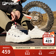 斐樂(lè )（FILA）FUSION 斐樂(lè )潮牌籃球鞋女鞋低幫籃球文化鞋復古休閑鞋老爹鞋 燕麥色-T12W941206AOM 36