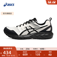 亞瑟士ASICS跑步鞋男鞋舒適透氣運動(dòng)鞋耐磨越野跑鞋GEL-SONOMA CN 白色/黑色 40