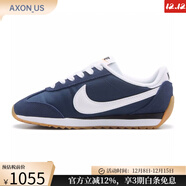 耐克（NIKE）阿甘鞋女子運動(dòng)鞋復古跑鞋徒步輕便晨跑鞋春夏季新款低幫馬卡龍色 深藍色 Navy/White/Gum 44.5