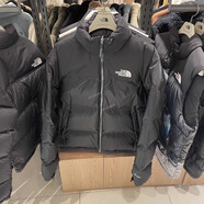 MLB韓國代購mlb針織衫毛衣男女同款2022新款潮牌 北面黑色NJ1DQ66C-RBK 90 XS 90