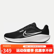 耐克NIKE跑步鞋女緩震透氣DOWNSHIFTER 13運動(dòng)鞋FD6476-001黑白37.5