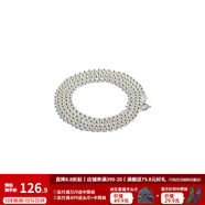 馬登福叔美式復古925純銀飛機項鏈小閃電毛衣鏈掛脖銀飾牛皮繩吊墜男女 銀珠鏈