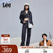 Lee【張凌赫代言】25秋冬新428懶懶褲舒適高腰直腳不易褪色女牛仔褲 清水洗 29