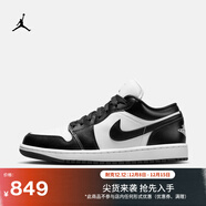 耐克喬丹女子輕便AJ1板鞋冬季平底低幫緩震運動(dòng)鞋JORDAN DC0774 101白色/黑/白色 37.5