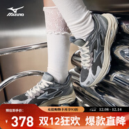 美津濃（MIZUNO）男女跑步運動(dòng)休閑鞋緩震透氣網(wǎng)面拼接RACER S 1.0 19/渣渣灰 40.5