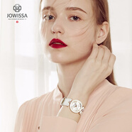 左微沙（JOWISSA）瑞士表原裝進(jìn)口時(shí)尚輕奢防水石英表送女友圣誕元旦禮物禮盒裝 白色表盤(pán)-J5.700.M