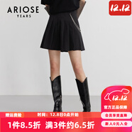 艾諾絲雅詩(shī)商場(chǎng)同款春秋新款小短裙百褶裙半身裙女學(xué)院風(fēng)JK裙10123505 草木灰 L （建議體重105-115斤）