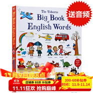 英語單詞大書 1000個(gè)單詞 The Usborne Big Book of English Words 低幼兒童少兒英文原版進(jìn)口英英語字典詞典全彩圖解詞匯工具書紙板