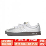 阿迪達斯 （adidas）定制球鞋 adidas neo VL Court 2.0 蕾絲 涂鴉 簡約百搭 女子 白銀蝴蝶 35.5 支持鑒定 假一賠三