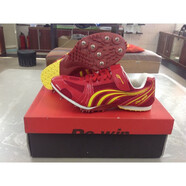 多威（Do-win）多威7釘硬底跑步釘鞋魔術(shù)貼 跑跳兩用鞋P2607B 44 22.5 紅色