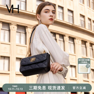 VANESSA HOGAN VH包包女包茵然軟包2025夏季輕奢鏈條單肩斜挎包生日禮物送女友 黑色