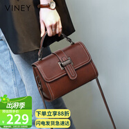 viney牛皮包包女包斜挎媽媽包輕奢單肩手提包生日禮物高級感送女友老婆