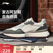 李寧載物阿甘鞋丨減震回彈經(jīng)典休閑鞋男2025柔軟輕量運動鞋AGCV469