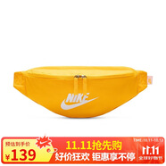 耐克（NIKE）男女腰包 單肩包斜挎包胸包休閑包DB0490-845 橙黃