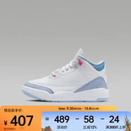 耐克（NIKE）AJ3復刻輕盈透氣抓地力籃球鞋 HQ0783-101 28