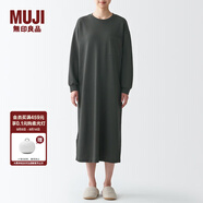 無印良品 MUJI 女式 毛圈 連衣裙 FDJ50A1A 深灰色 L-XL