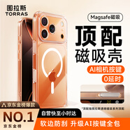 圖拉斯【相機按鍵全包|金榜爆款】適用蘋果17promax手機殼iPhone17ProMax保護套全包Magsafe零感磁吸透明