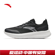 安踏（ANTA）運(yùn)動(dòng)鞋女鞋夏秋季戶外透氣網(wǎng)面輕質(zhì)跳繩健身通勤休閑鞋跑步鞋子女 【透氣網(wǎng)面】基礎(chǔ)黑/紙莎白-3 38