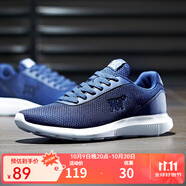 361°361男鞋運(yùn)動鞋秋季低幫網(wǎng)面透氣學(xué)生時尚休閑跑步鞋 午夜藍(lán)/361度白 42