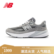 NEW BALANCE 【Teddy Made】官方休閑鞋男鞋女鞋復古美產(chǎn)990v6系列情侶運動鞋 灰色 男款 M990GL6 42 (男碼腳長26.5cm)