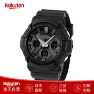 【日本直郵】卡西歐  CASIO  男士全黑經(jīng)典運動(dòng)手表 GAW-100B-1AER 黑色 /