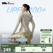 蕉下（beneunder）修身防曬衣運(yùn)動(dòng)女款外套遮陽(yáng)透氣防新款顯瘦防曬服AL90024 新款-冷茶灰 L