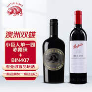 小巨人單一園赤霞珠單支+BIN407葡萄酒750ml 精選品鑒組合套裝