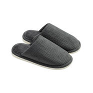 網(wǎng)易嚴選毛絨棉拖鞋家居室內防滑保暖男女士地板拖鞋2024秋冬新款 隕石灰 40 4041