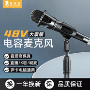 溥畔E300直播麥克風(fēng)48v電容麥?zhǔn)謾C(jī)電腦K歌錄音話筒聲卡家用 【旗艦款】  48v e300麥克風(fēng) 適用于創(chuàng)新內(nèi) 官方標(biāo)配