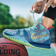 LI-NING李寧同款鞋歐文7代籃球鞋男實(shí)戰運動(dòng)鞋鴛鴦氣墊耐磨防滑減震球鞋 127電影_高品質(zhì)送氣墊 45