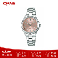 精工（SEIKO）手表學(xué)生石英電子表ALBA系列 防水輕便腕表 日本直郵 02號（粉色） - 33mm -