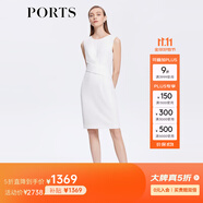 PORTS寶姿女裝2025春夏新款時(shí)尚氣質(zhì)無(wú)袖連衣裙ALD8D008PWB017 CREAM L (8)