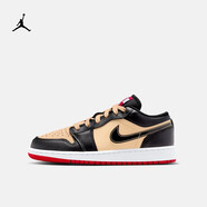 耐克（NIKE）喬丹大童輕便AJ1板鞋冬季男女童平底低幫運動鞋JORDAN HQ2016