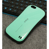 茗聚數碼iface適用蘋(píng)果iphone6手機殼掛繩6splus保護套防摔殼潮6p殼加厚加 淺綠色 iPhone6plus