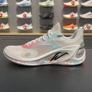 李寧（LI-NING）音速11TD版男子籃球鞋減震秋冬款實戰(zhàn)耐磨透氣低幫運動鞋 ABPT057 標準白 ABPT043-12 40