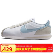 耐克NIKE休閑鞋女子板鞋阿甘鞋CORTEZ運(yùn)動(dòng)鞋DZ2795-100白藍(lán)35.5