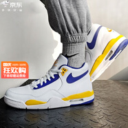 耐克（NIKE）官方男鞋 2025秋季新款運動(dòng)鞋實(shí)戰比賽訓練鞋輕便耐磨透氣籃球鞋 AJ4兄弟款/湖人隊紫金配色 42