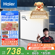 海爾（Haier）200升一級節(jié)能小冰柜家用商用冷藏冷凍柜兩用冰柜京東自營小型冰箱小型冷柜BC/BD-200GHTA國家補(bǔ)貼