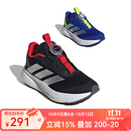 阿迪達(dá)斯兒童男中大童25春季新款BOA旋鈕防滑輕便跑步鞋運(yùn)動跑步鞋IH3603 黑色 IH3603 35.5 碼 3（適合腳長21.5cm）