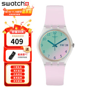 斯沃琪（Swatch）瑞士手表男女腕表 原創(chuàng)系列 運動潮流休閑學生腕表  GE714