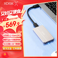 小盤(pán)(XDISK)1TB移動(dòng)固態(tài)硬盤(pán)（PSSD）M80香檳金Nvme固態(tài)硬盤(pán)Type-c硬盤(pán)長(zhǎng)江存儲(chǔ)手機(jī)直連硬盤(pán)2100MB/s