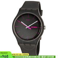 斯沃琪（Swatch）運(yùn)動(dòng)手表棕色夜光指針中性款男女皆宜腕表41mmSUOC700奢侈品潮牌 pic OS