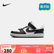 NIKE 耐克童鞋男女童休閑板鞋COURT BOROUGH魔術(shù)貼運(yùn)動(dòng)鞋小童
