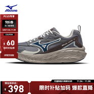 美津濃（MIZUNO）復(fù)古透氣輕量男女跑步鞋跑鞋運(yùn)動鞋 ASTRO LS 04/城市灰   42   