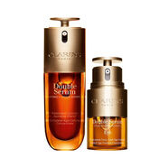 嬌韻詩(shī)（CLARINS）雙萃精華50ml/75ml/100ml 緊致抗皺淡紋熬夜面部精華 送女友禮物 【御齡煥亮】雙萃精華75ml+眼霜20ml