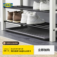 宜家（IKEA）BAGGMUCK 貝格馬克塑料鞋墊室內戶(hù)外輕便耐用易清潔 灰色71x35cm