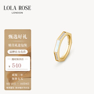 LOLA ROSE羅拉玫瑰八邊形戒指女款情侶戒指節日禮物生日禮物女生