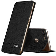 殼智通莫凡 華為榮耀V9手機殼翻蓋榮耀V9保護殼翻蓋殼軟殼簡(jiǎn)約全包防摔 黑色 榮耀V9