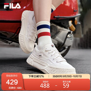 FILA 斐樂(lè )官方川行鞋FOSSO女鞋2025年帆布鞋休閑小白鞋
